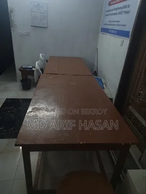 Brown Wooden Table Workspace or Dining Table.