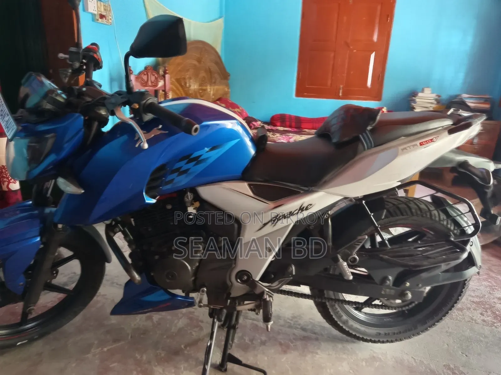 TVS Apache 160 4V 2020 Blue