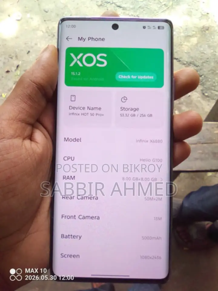 Infinix Hot 50 Pro+ 4G 256 GB Purple
