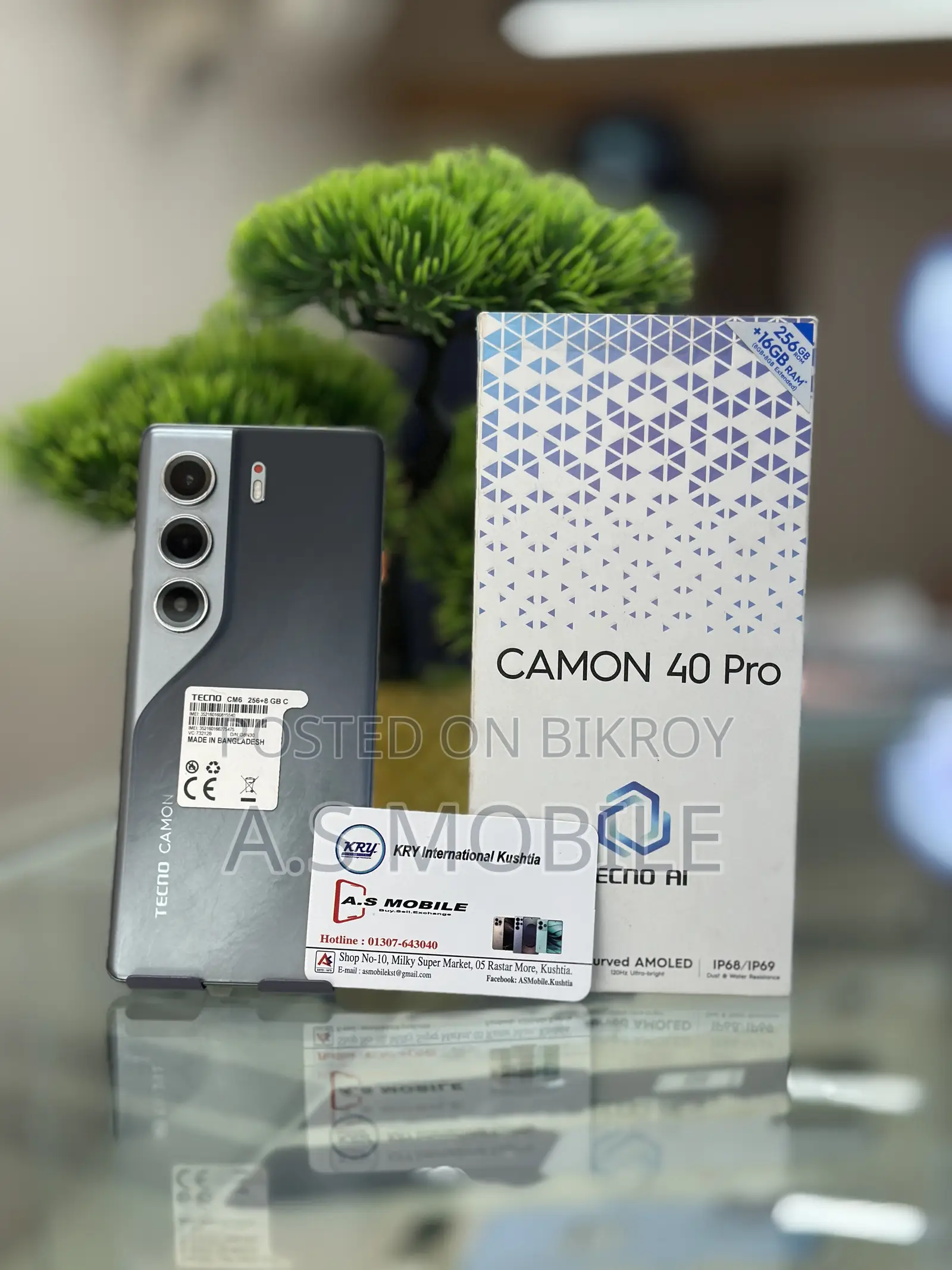 Tecno Camon 40 Pro 4G 256 GB Black