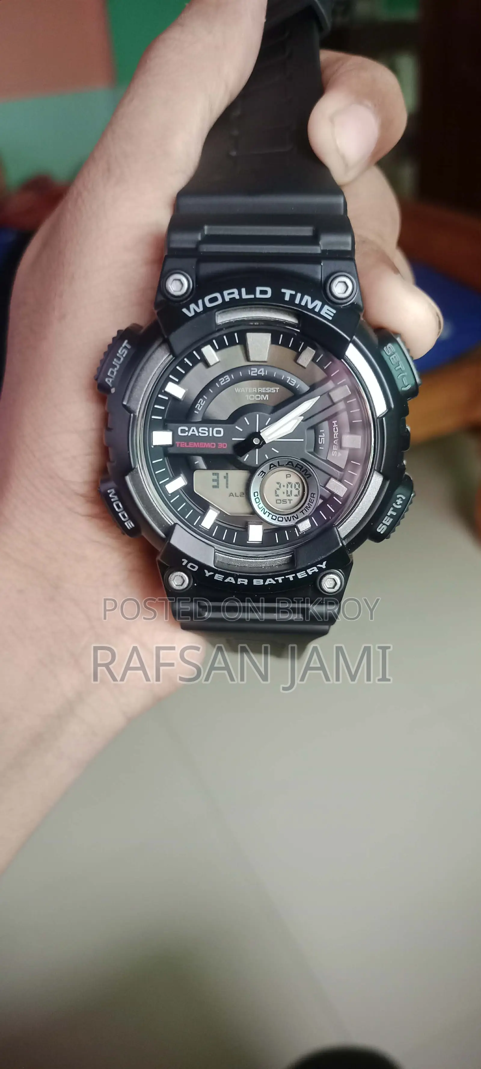 Original Casio Telememo 30 Digital Watch (Brand New Condition)(Used)
