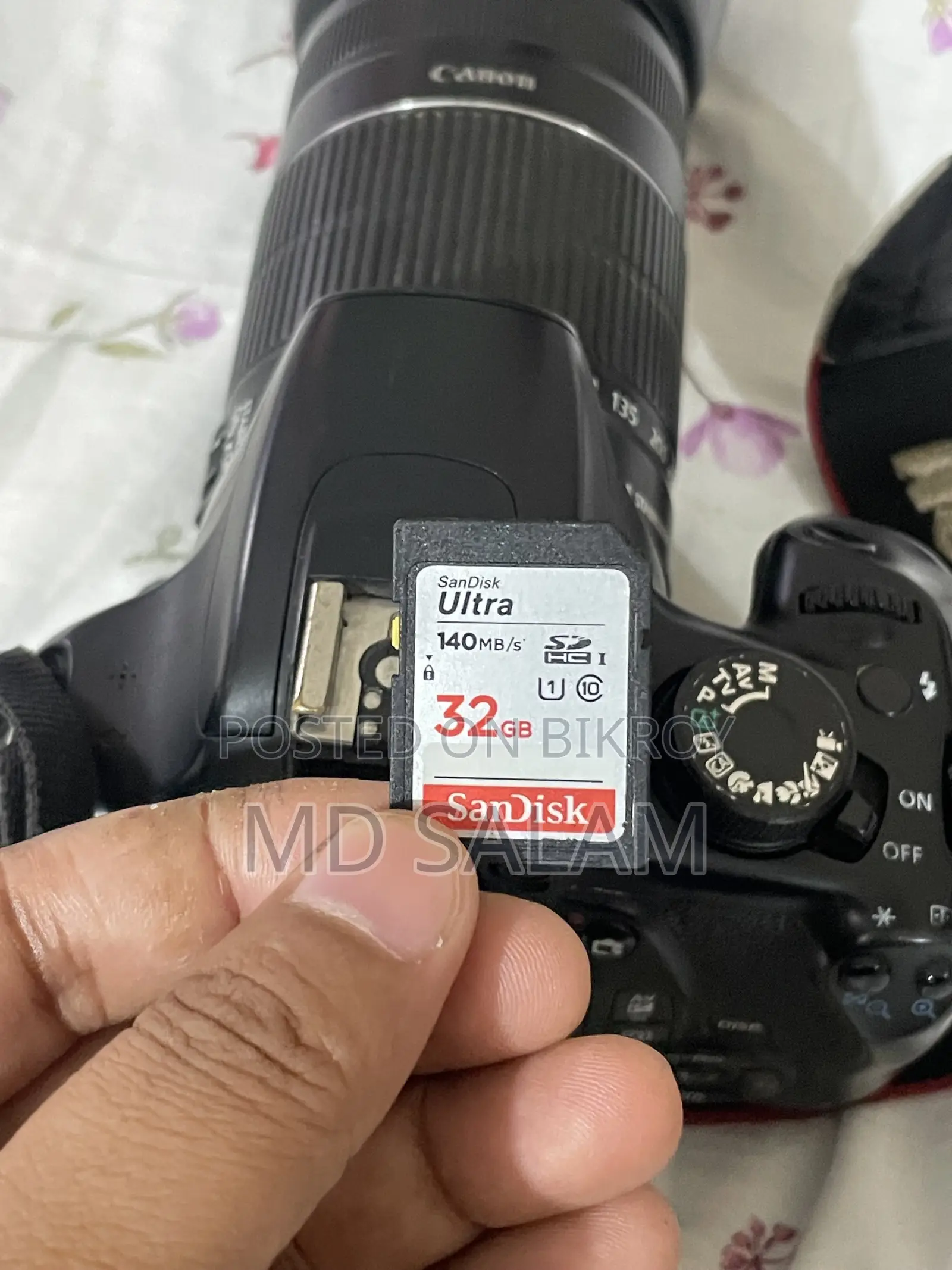 Canon 1200d Camera With 55-250 Mm Lens