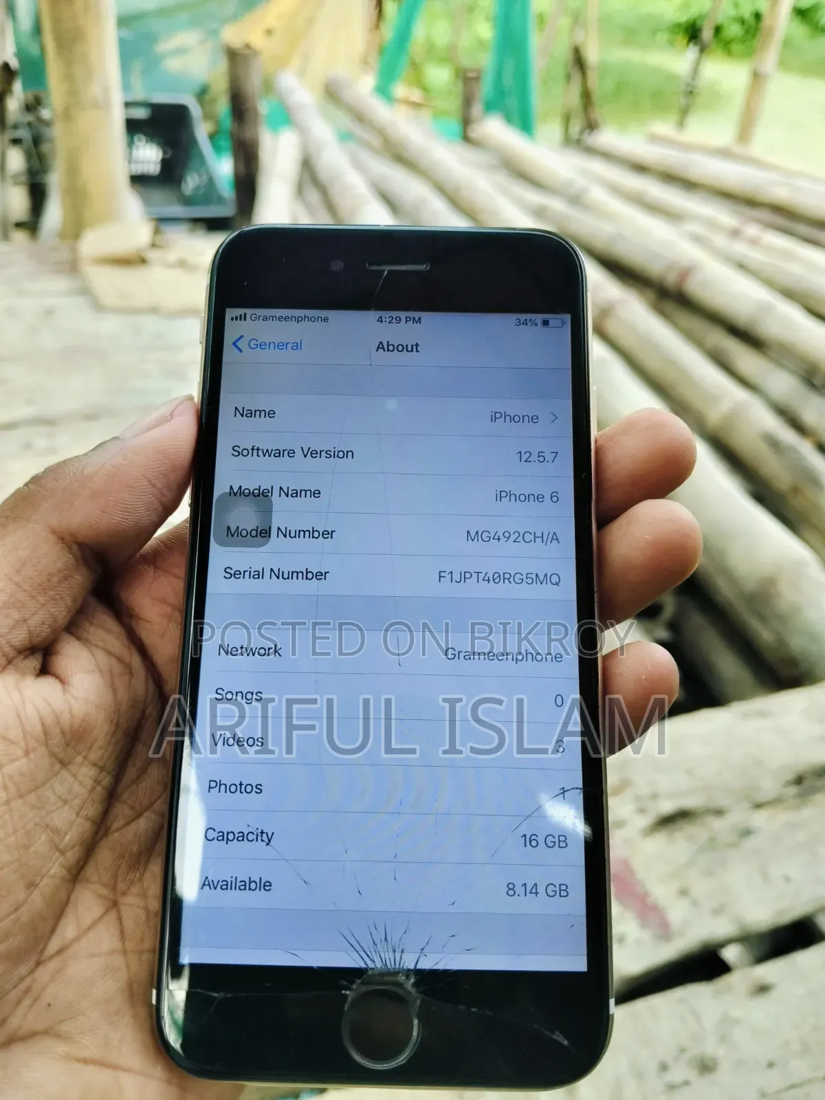Apple iPhone 6 16 GB Rose Gold