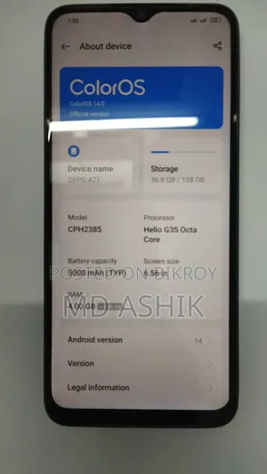 Oppo A77 128 GB Black