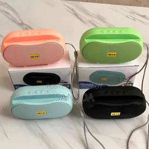 W15 Mini Bluetooth Speaker - Phone Stand, 5w, 4h Backup