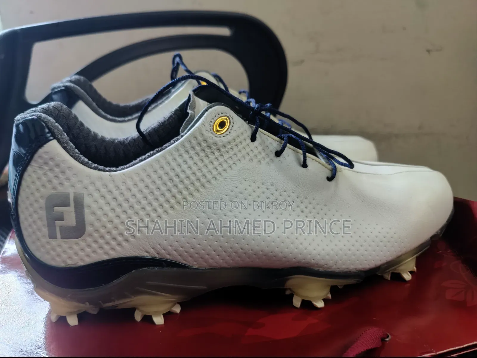 Foot Joy D.N.A. White/Navy Shoe's