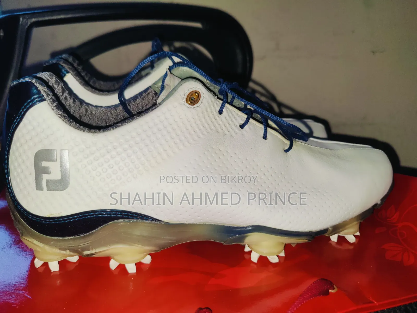 Foot Joy D.N.A. White/Navy Shoe's