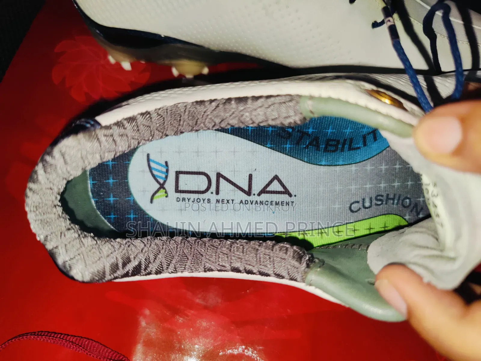 Foot Joy D.N.A. White/Navy Shoe's