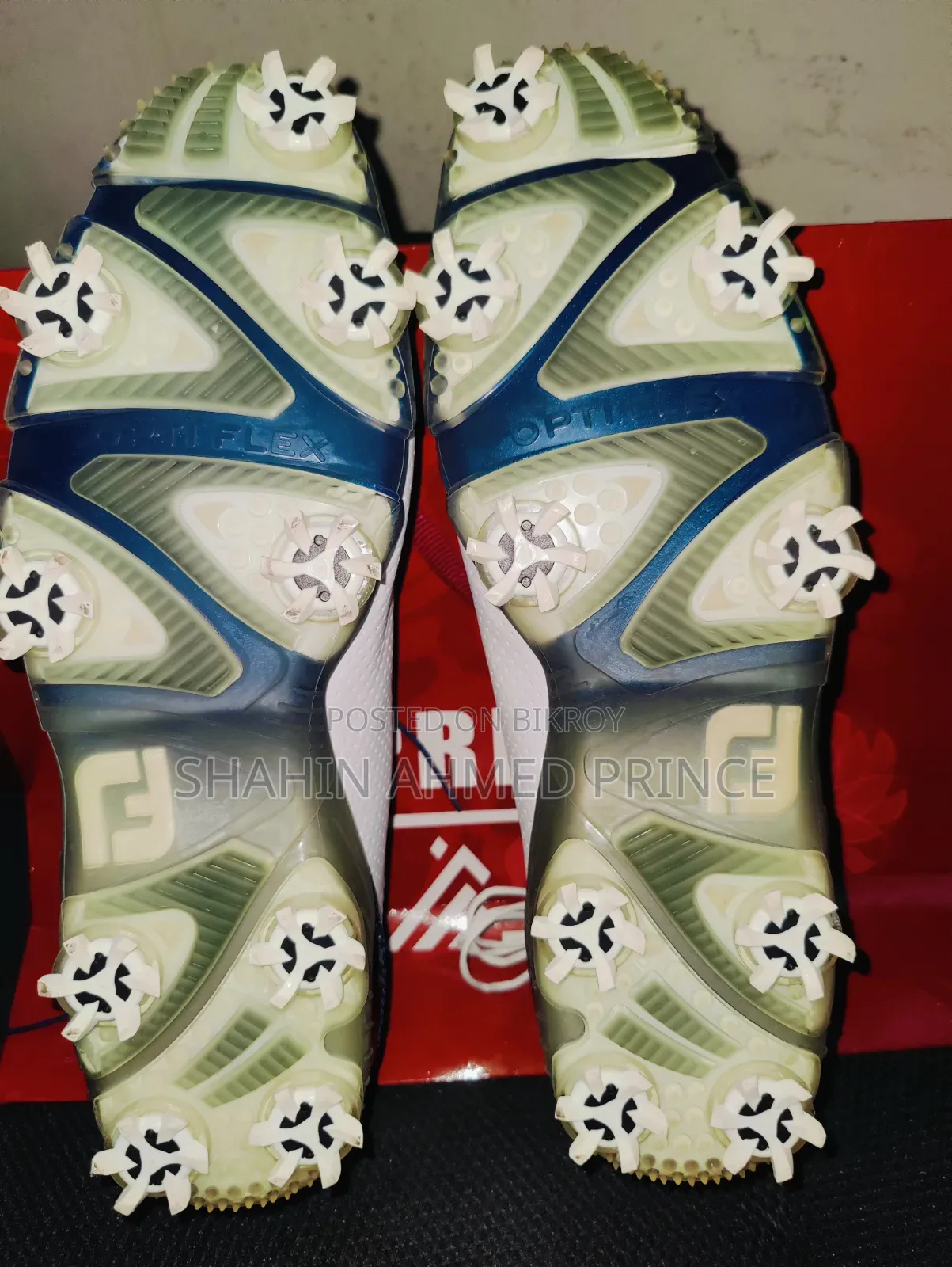 Foot Joy D.N.A. White/Navy Shoe's