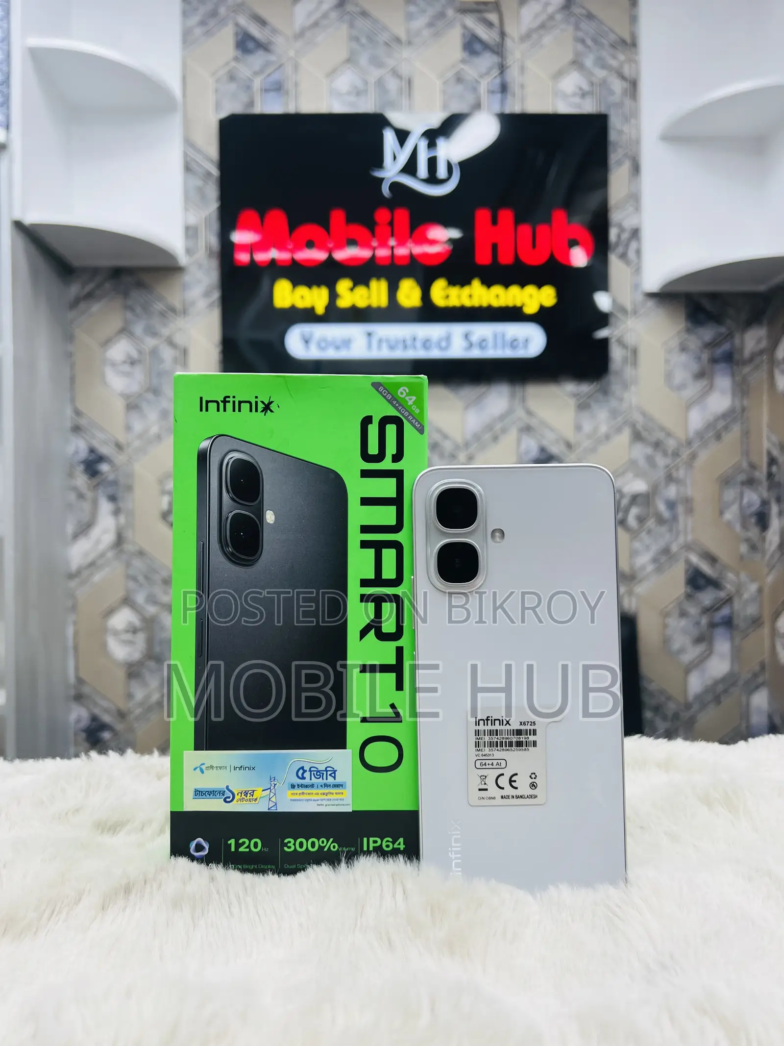 Infinix Smart 10 64 GB White
