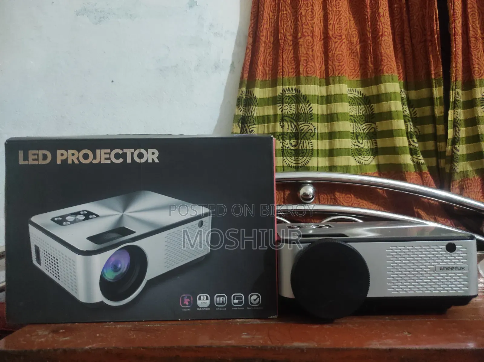 Cheerlux C9 Android 3600 Lumens Projector With Tv Card