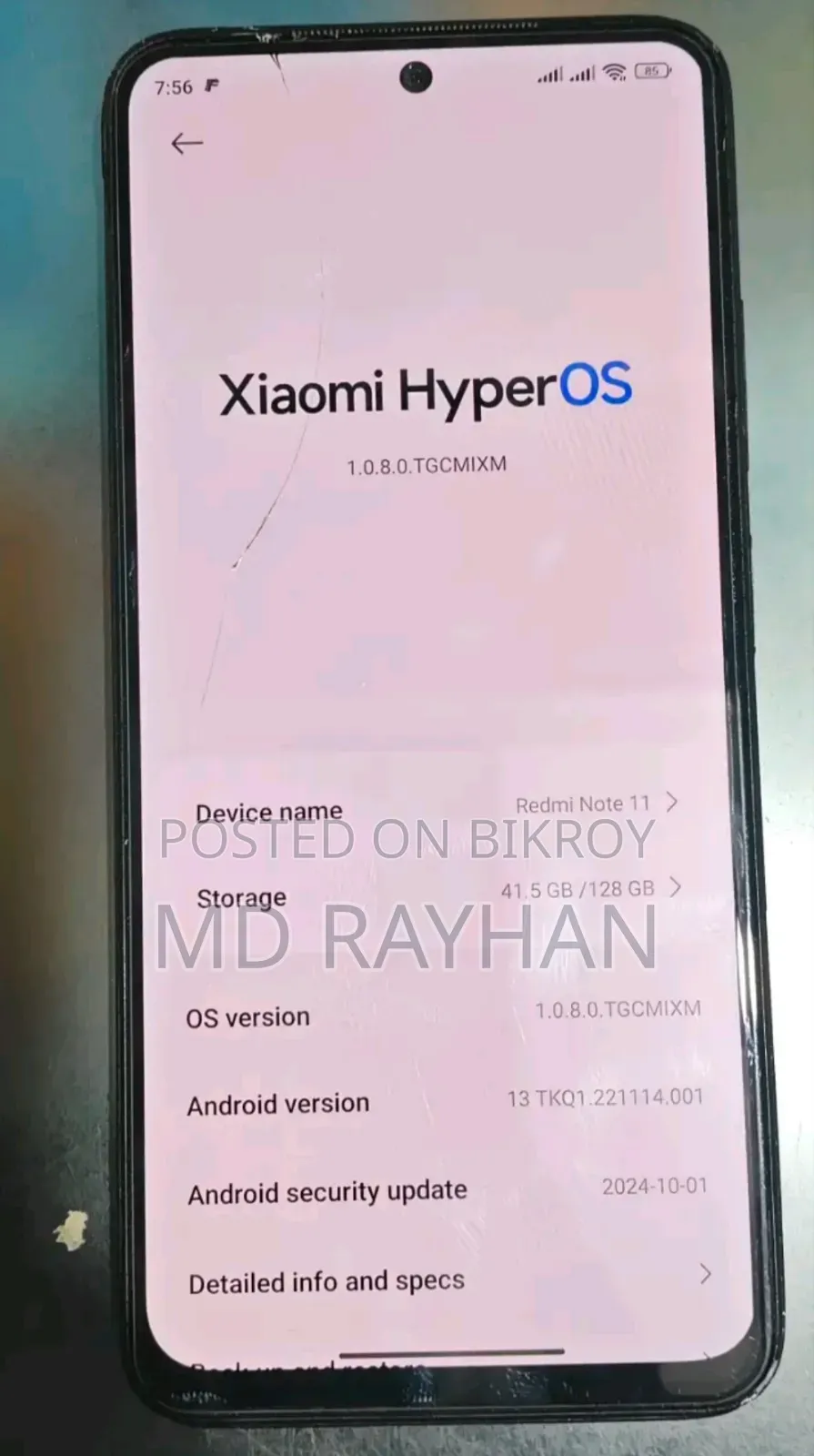 Xiaomi Redmi Note 11 128 GB Black