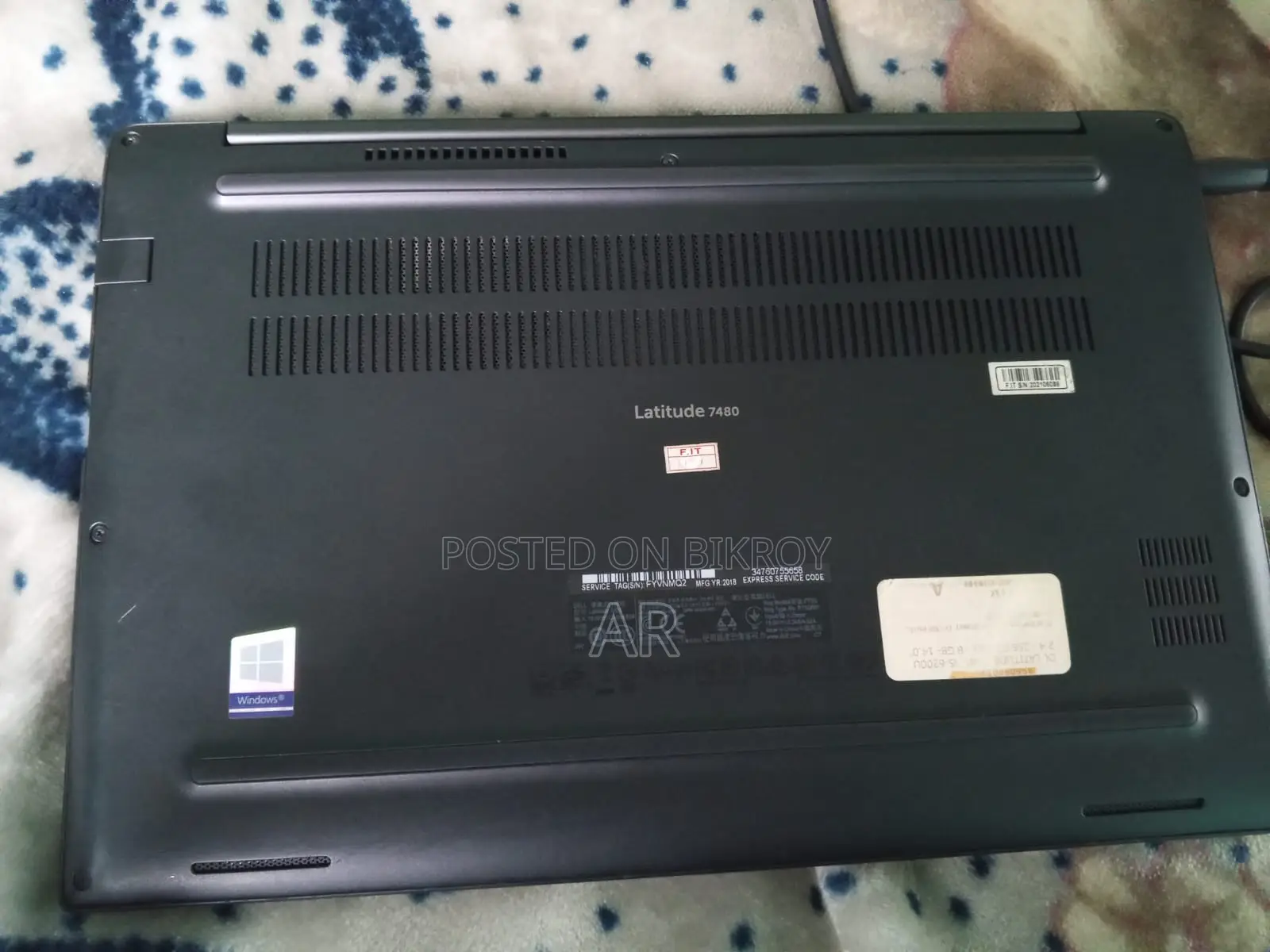Laptop Dell Latitude 7480 8GB Intel Core I5 SSD 256GB