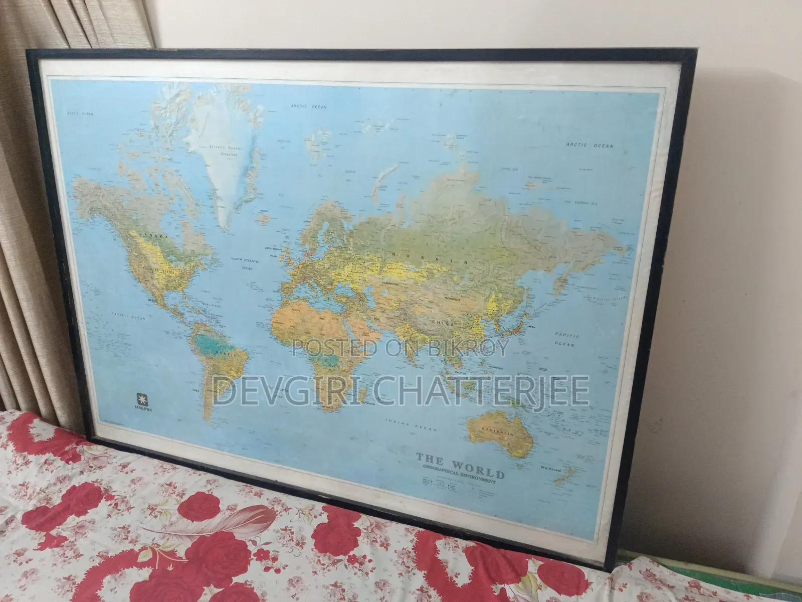 Wall Hanging World Map