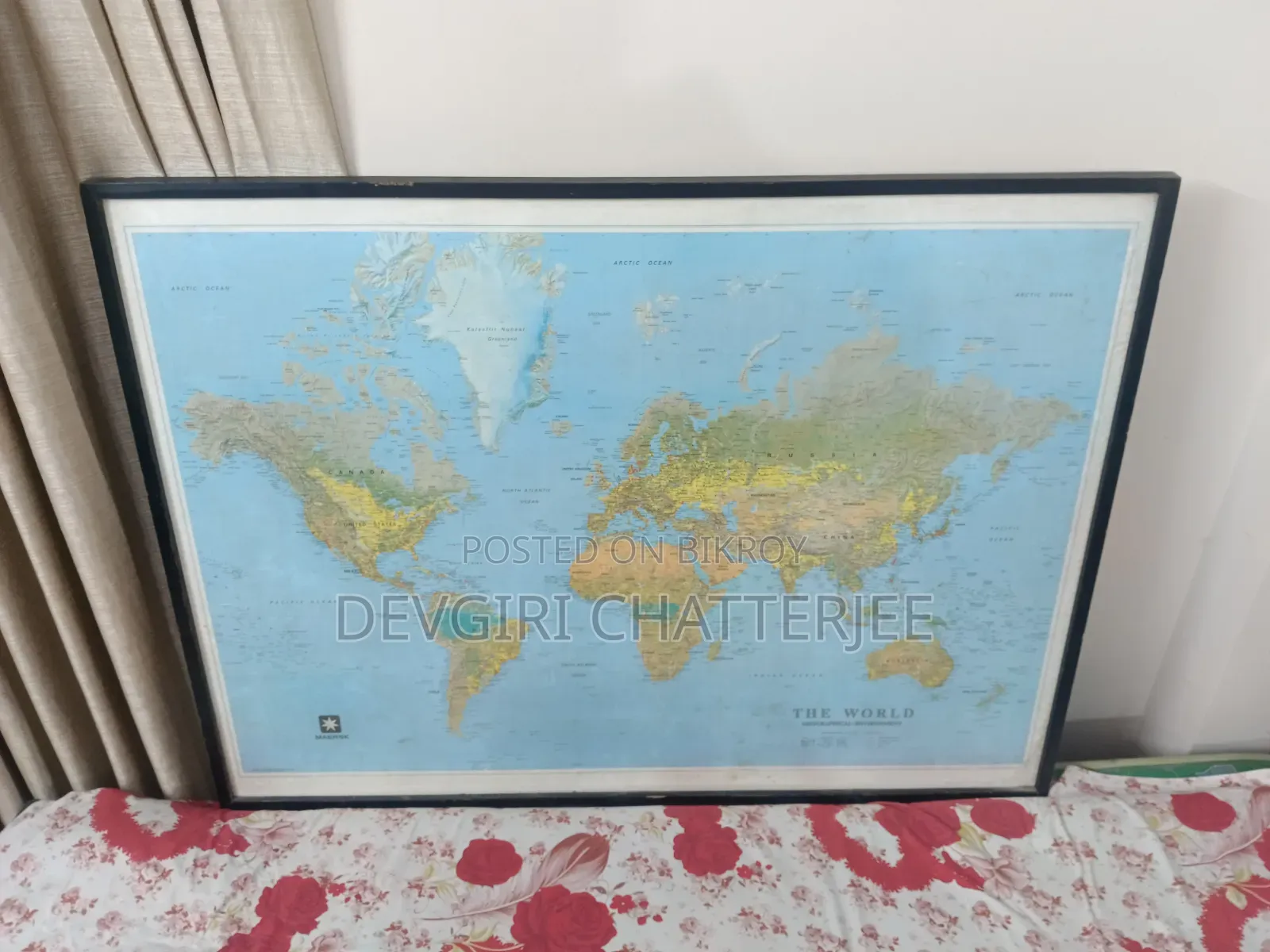 Wall Hanging World Map