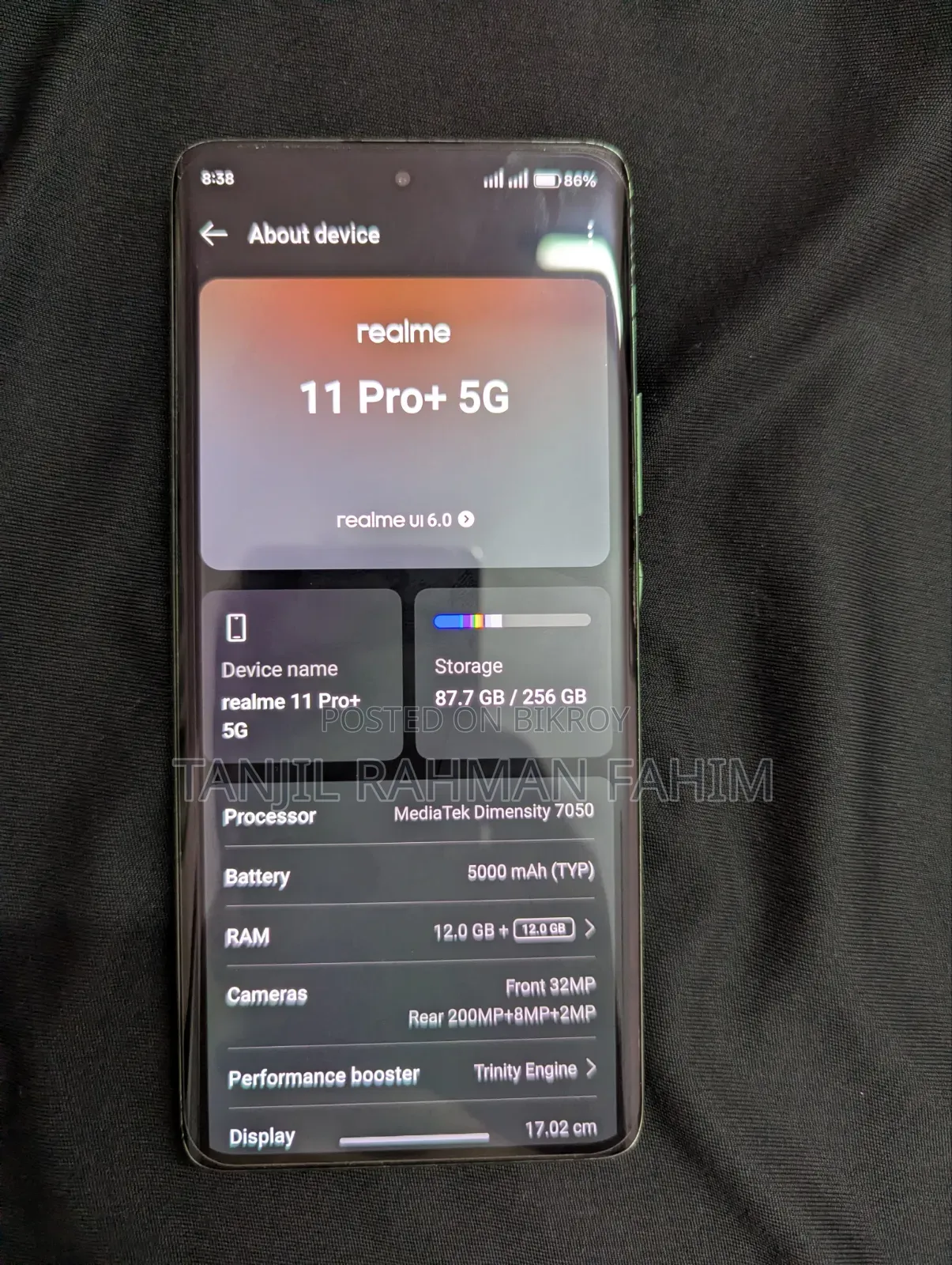 Realme 11 Pro+ 256 GB Green