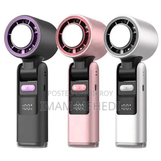 Mini Handheld Cooling Device Fan Mini Usb Fan Design Digital Display