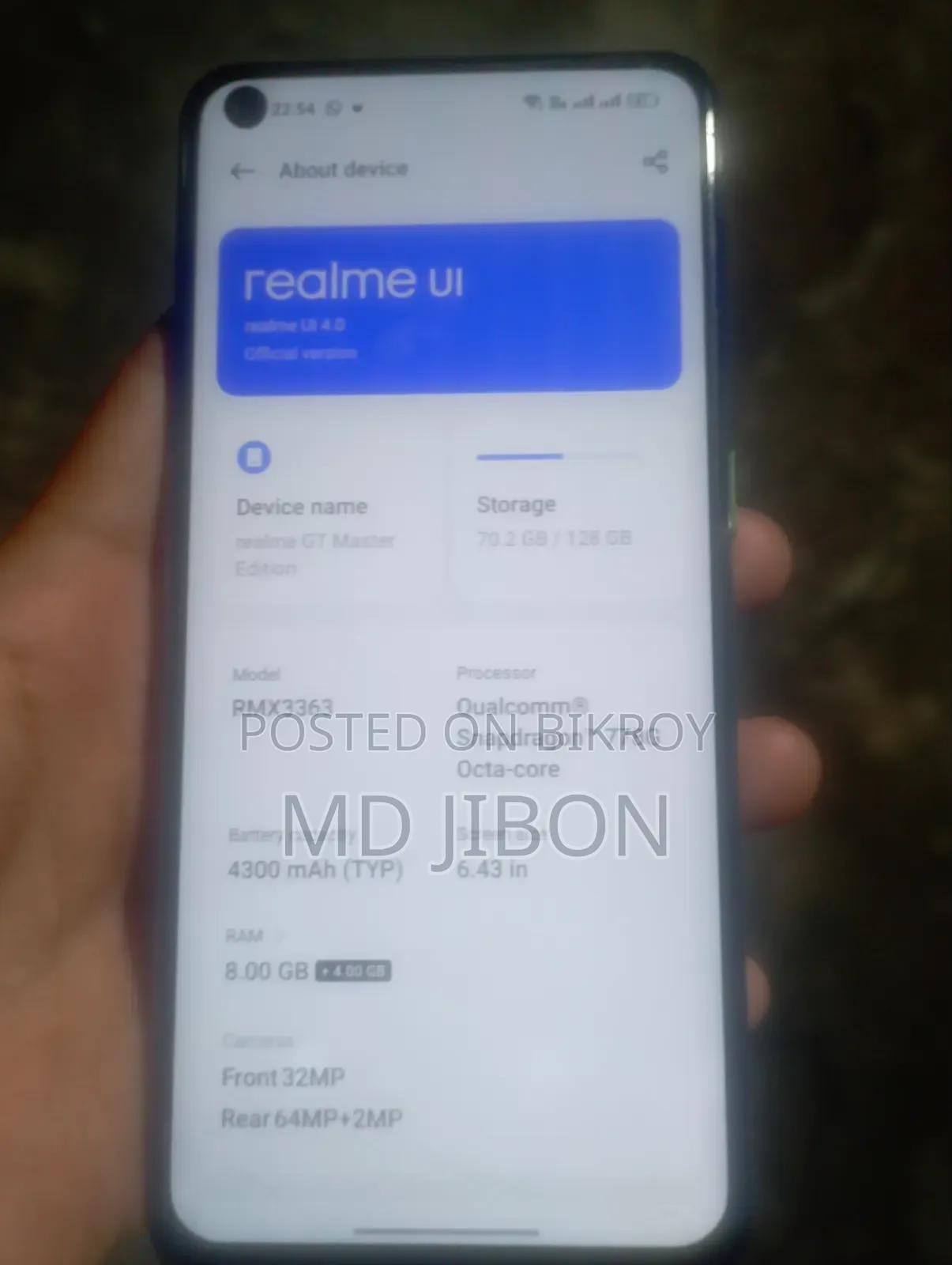 Realme GT Master Edition 128 GB White