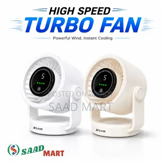 Livo Lv-2601 Rechargeable Turbo Fan