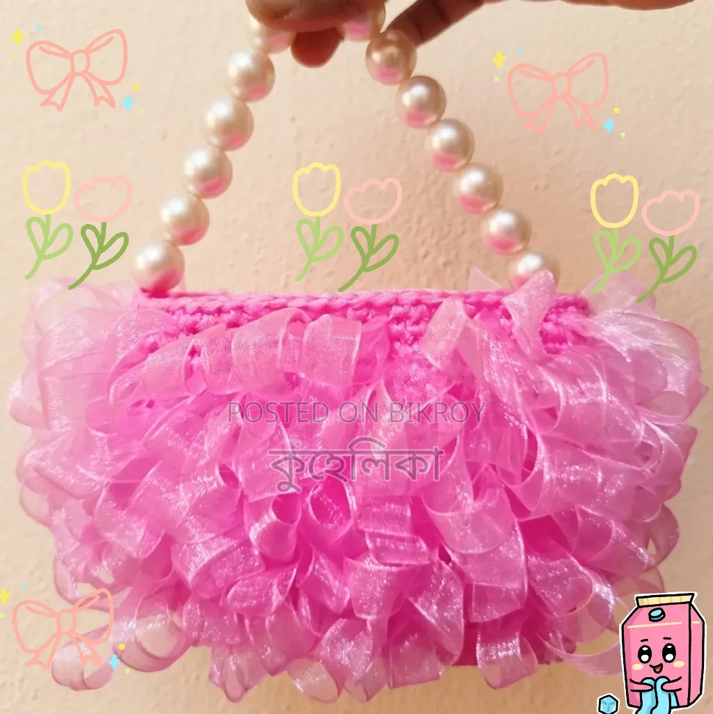 Baby Pink Crochet Bag