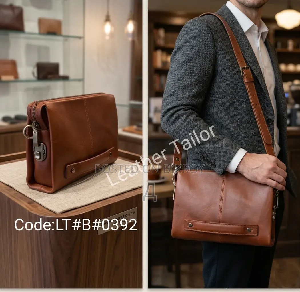 100% Original Leather Messenger Bag