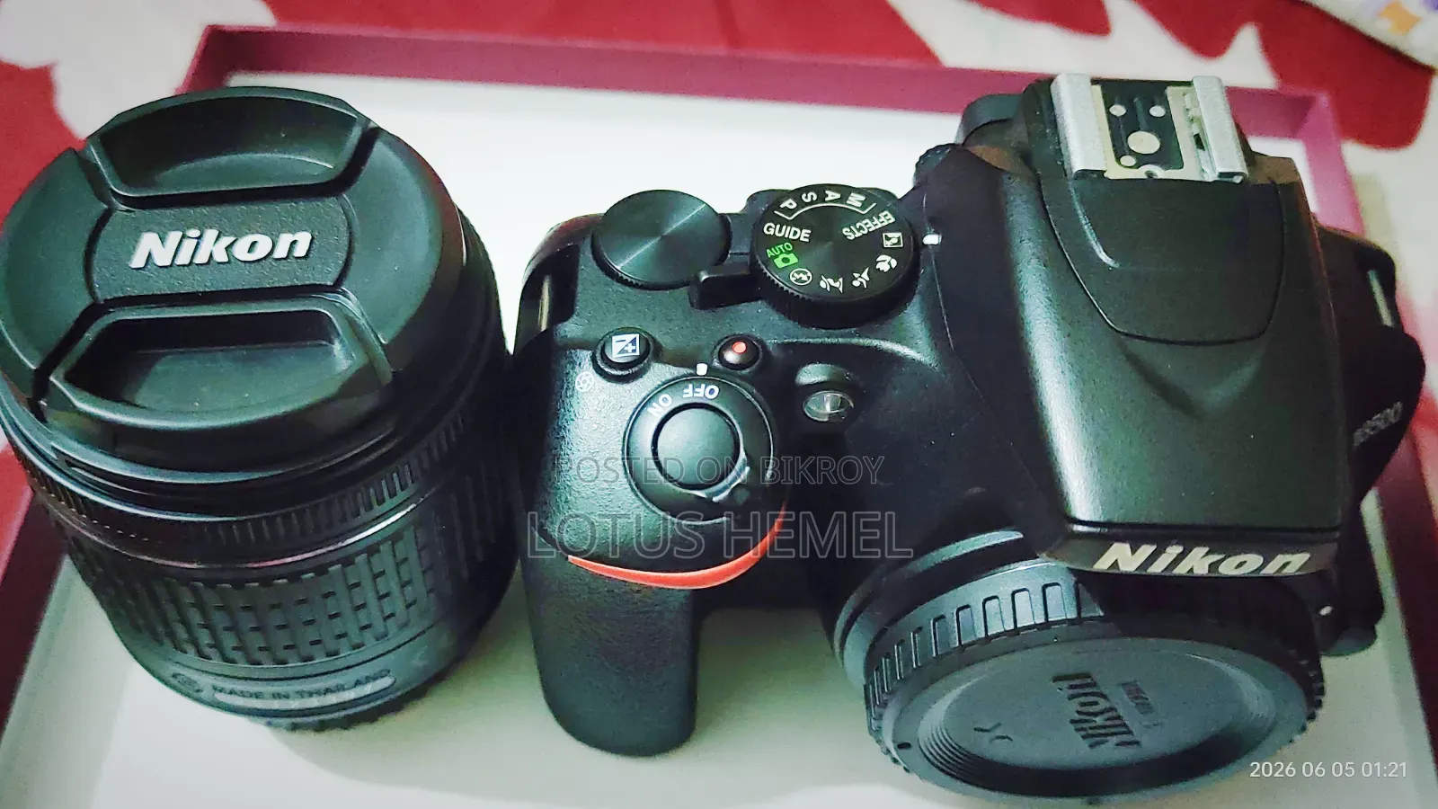 Nikon D3500 24.2 MP DSLR Camera With AF-S 18-55mm VR Lens