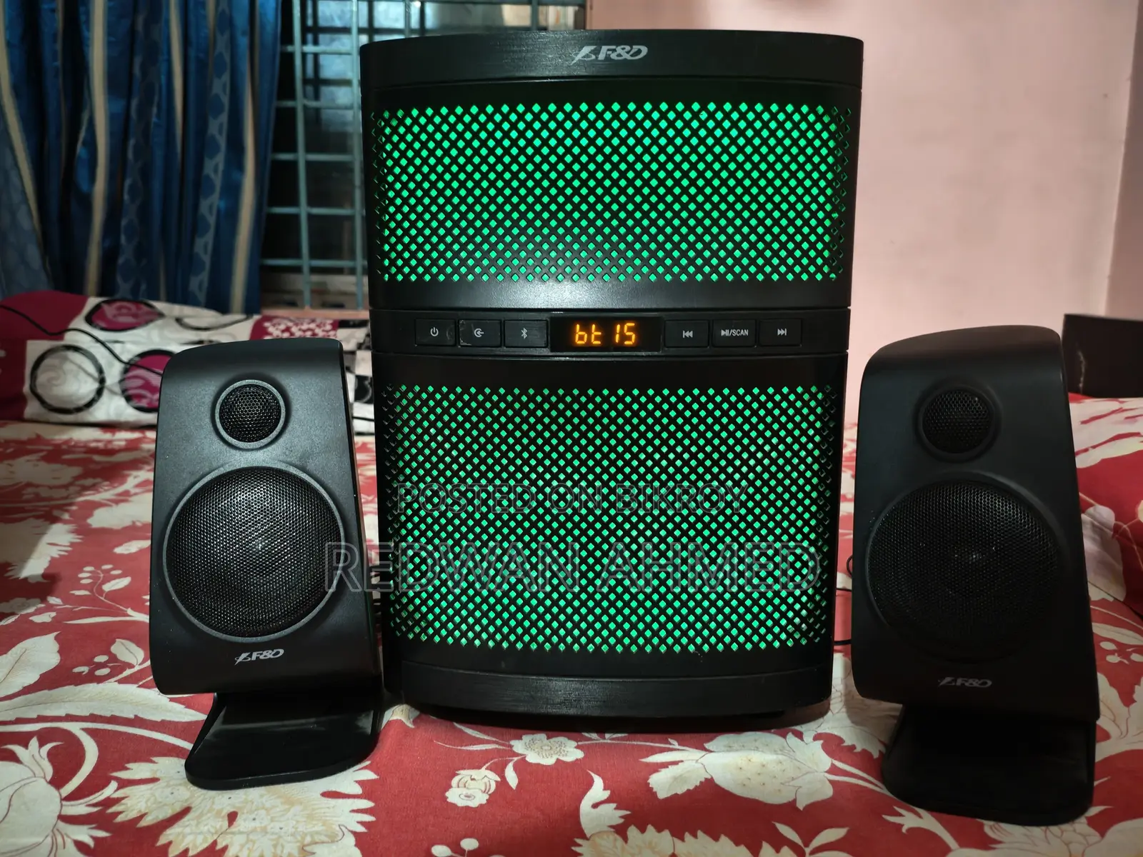 F D F580x 2.1 Bluetooth Speaker – Excellent Condition