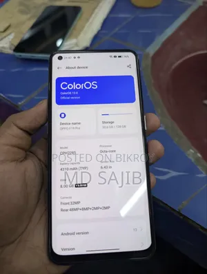 Oppo F19 Pro 128 GB Purple