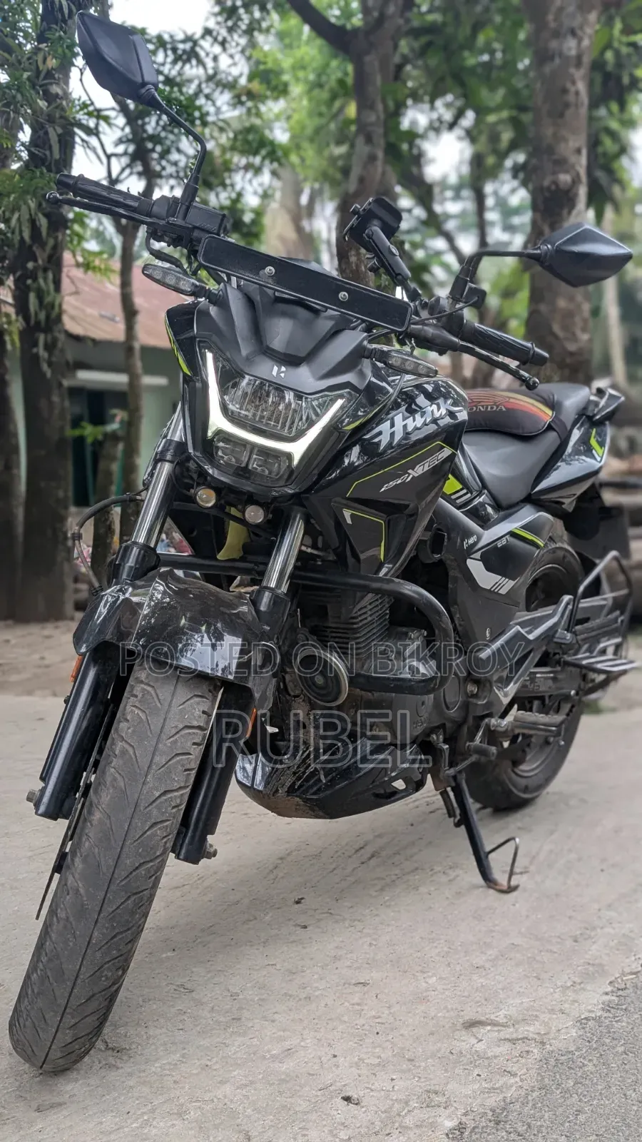 Hero Hunk 160 2025 Black