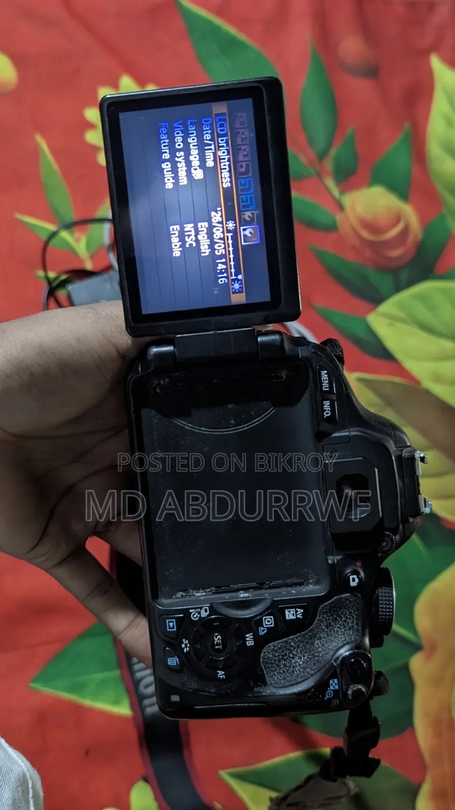 Canon 600d DSLR Camera