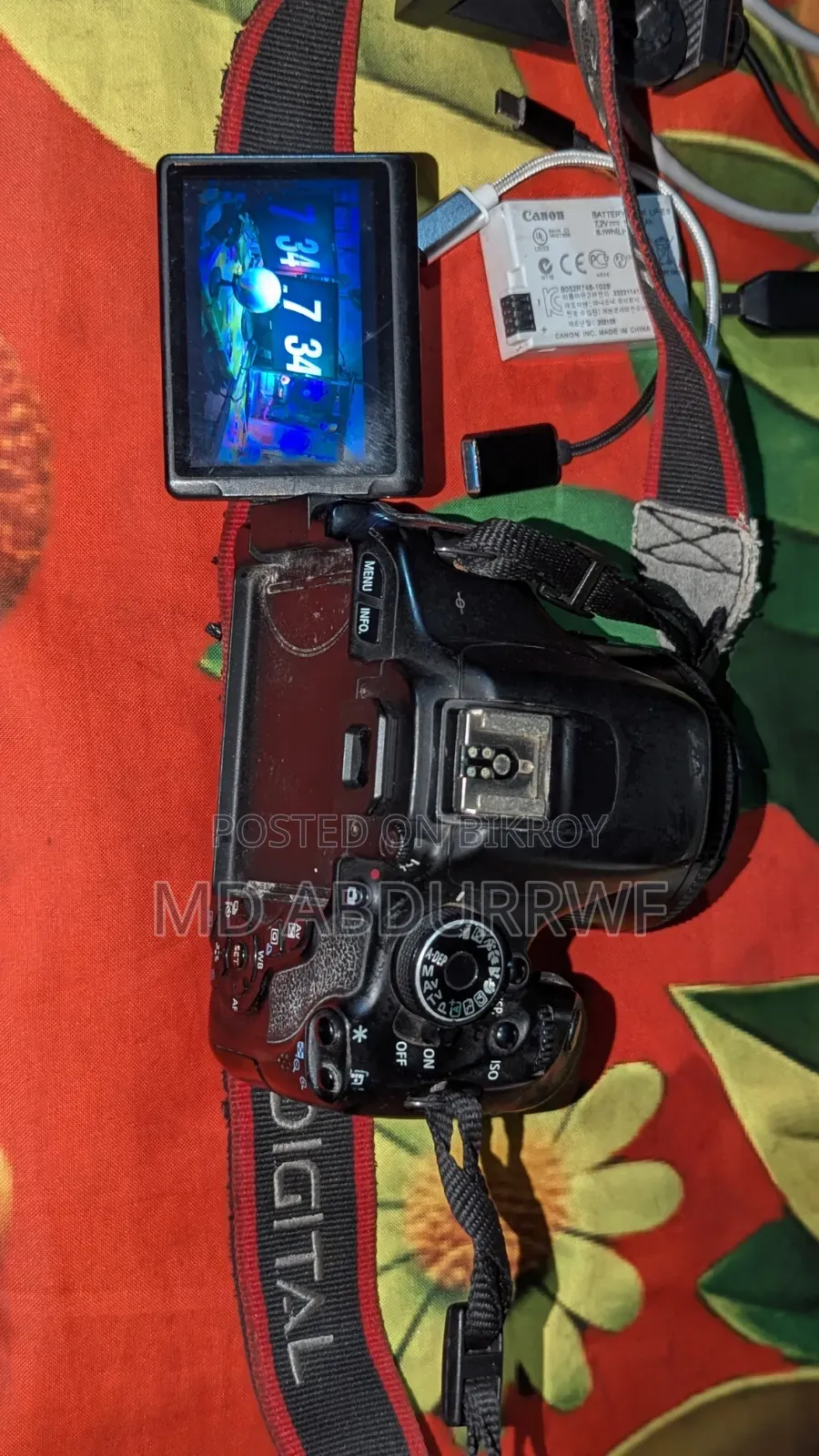 Canon 600d DSLR Camera