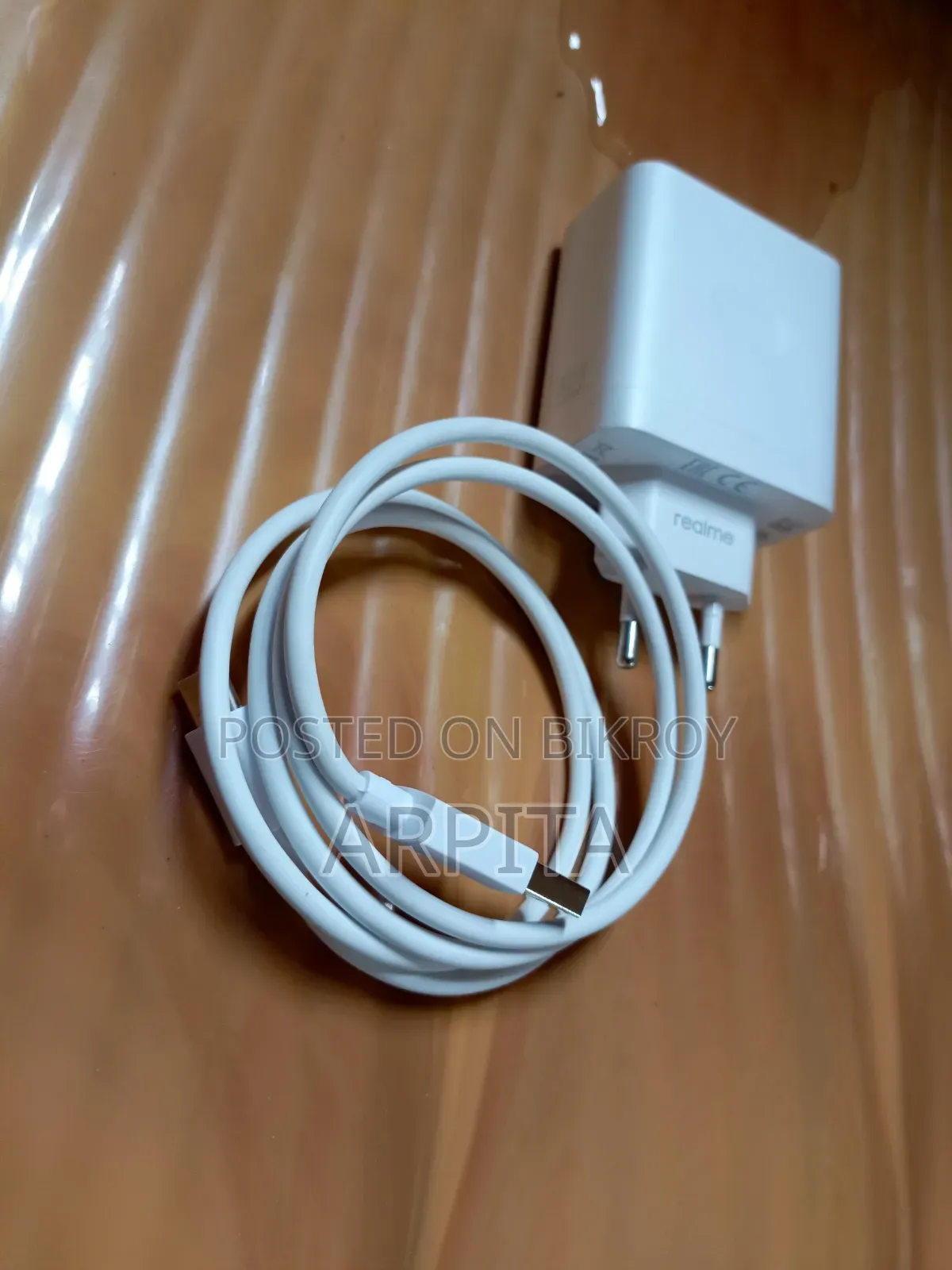 ৮০ ওয়াট সুপার ফাস্ট চার্জার রিয়েলমি অরিজিনাল