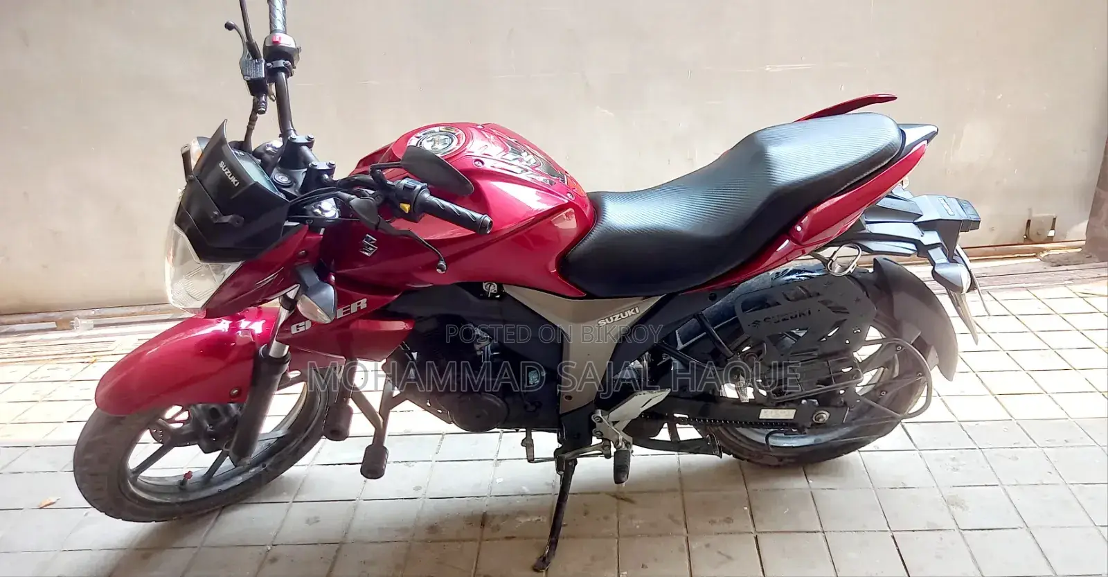 Suzuki Gixxer Monotone 2022 Red