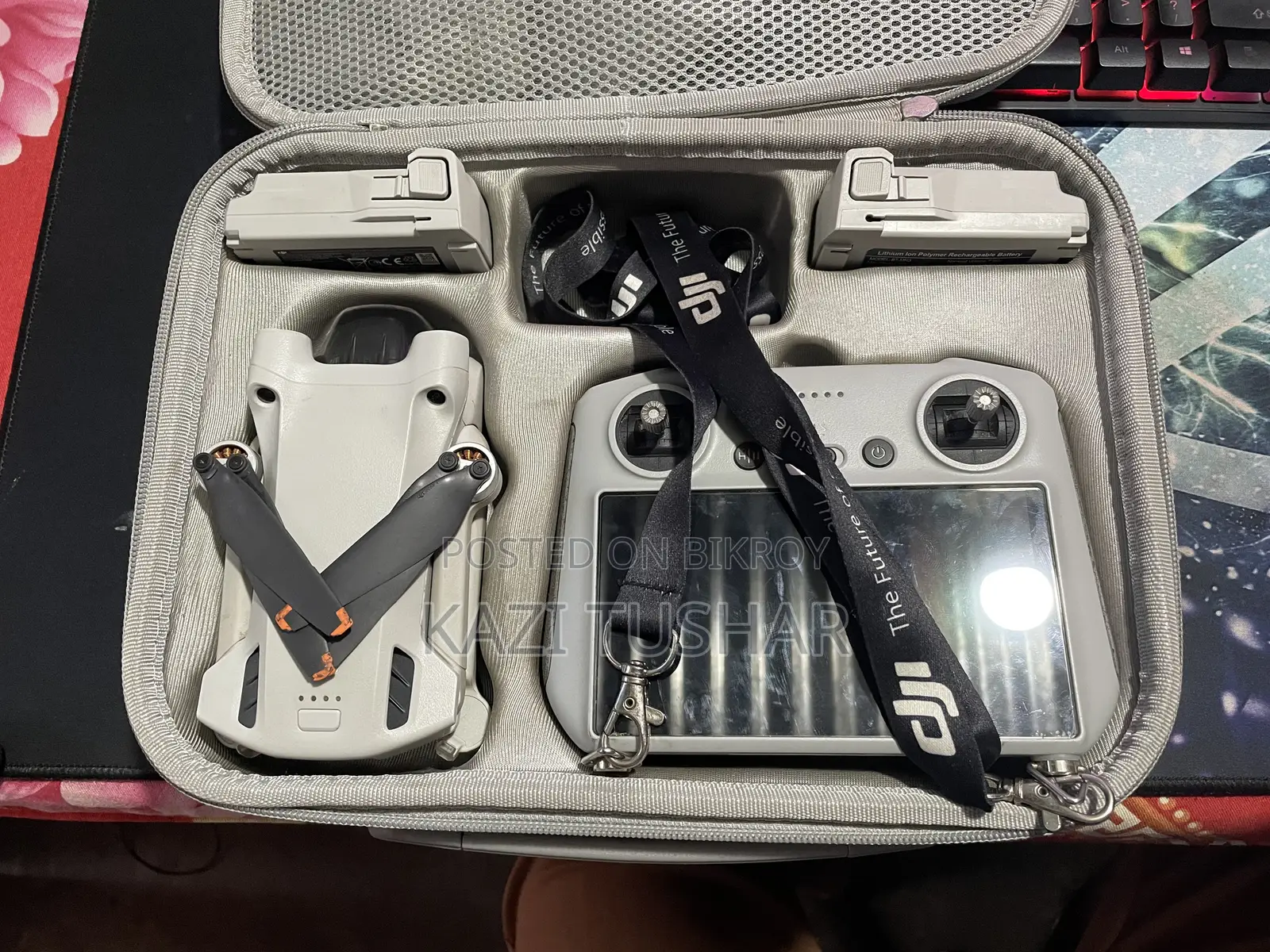 Dji Mini 3 Pro (Extra Plus Battery,Case,Rc Screen Protector,Strap)