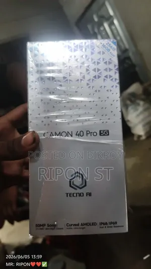 Tecno Camon 40 Pro 5G 256 GB Black
