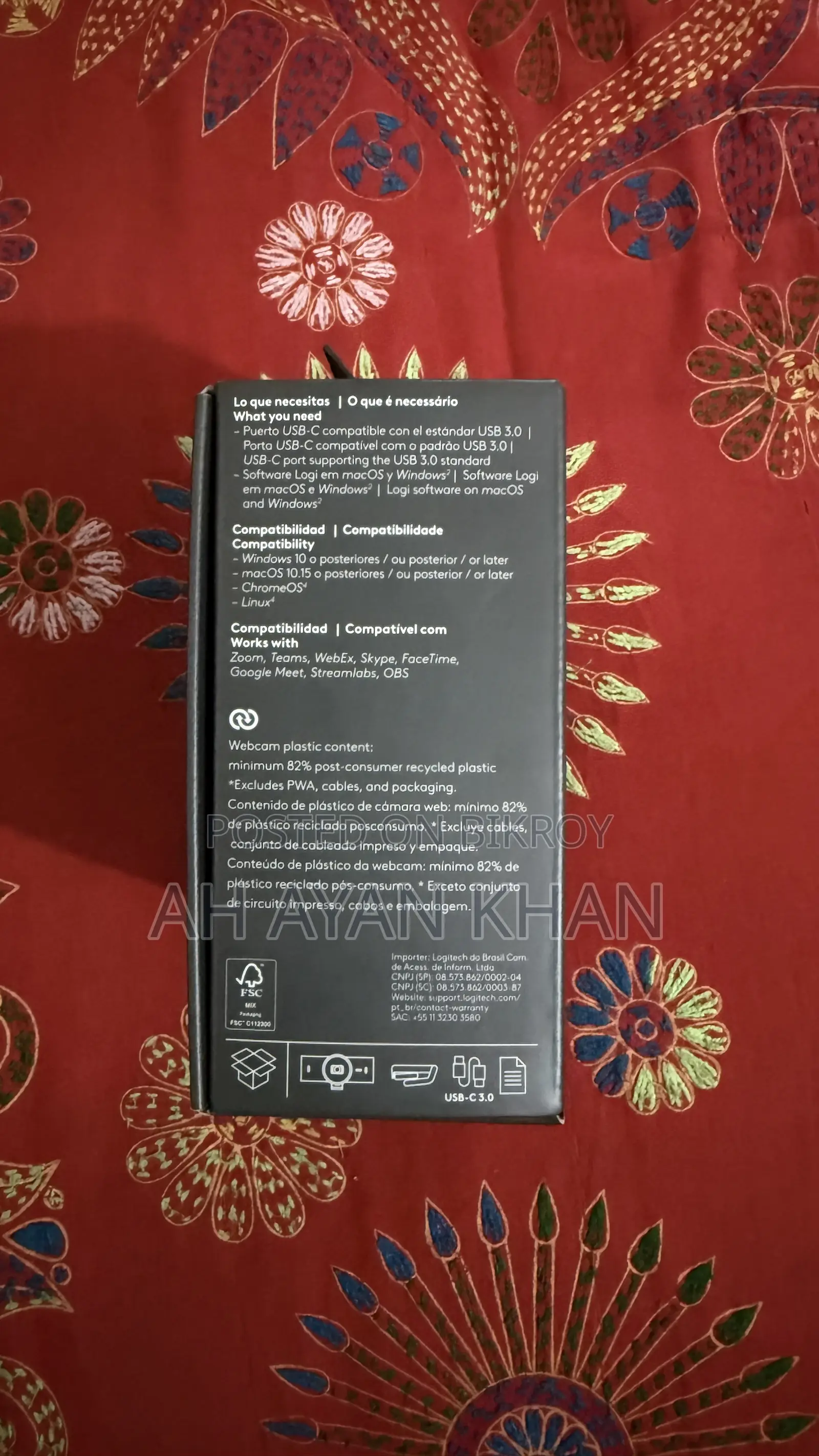 Logitech Mx Brio Ultra Hd Webcam