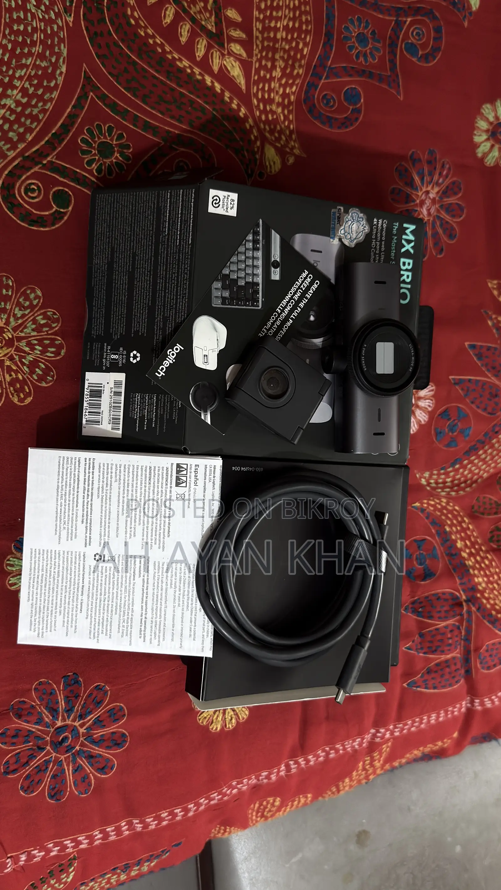 Logitech Mx Brio Ultra Hd Webcam