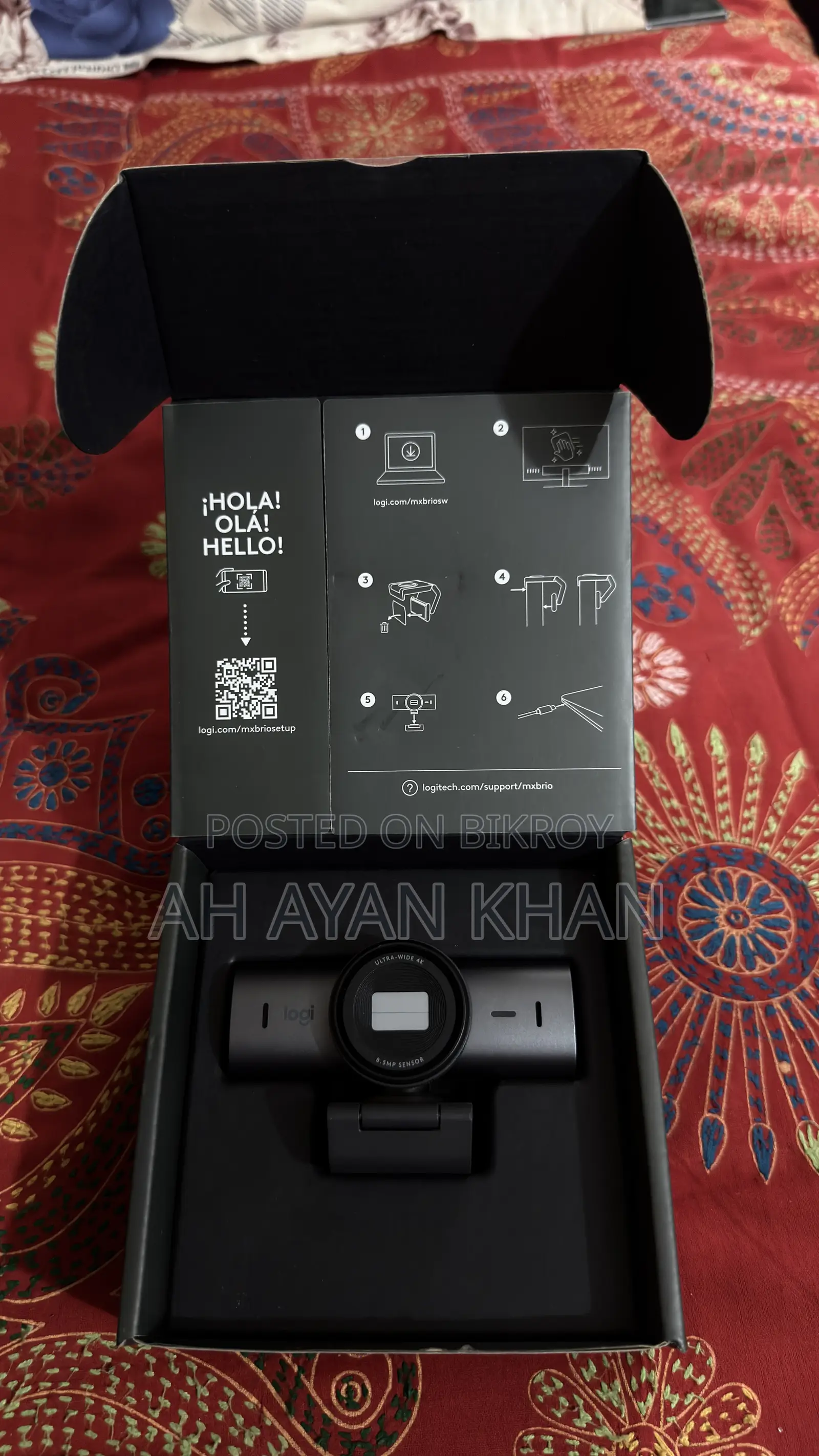 Logitech Mx Brio Ultra Hd Webcam