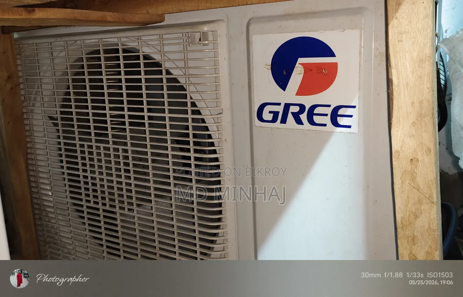 Gree Ac (Hot and Cool) 1.5ton