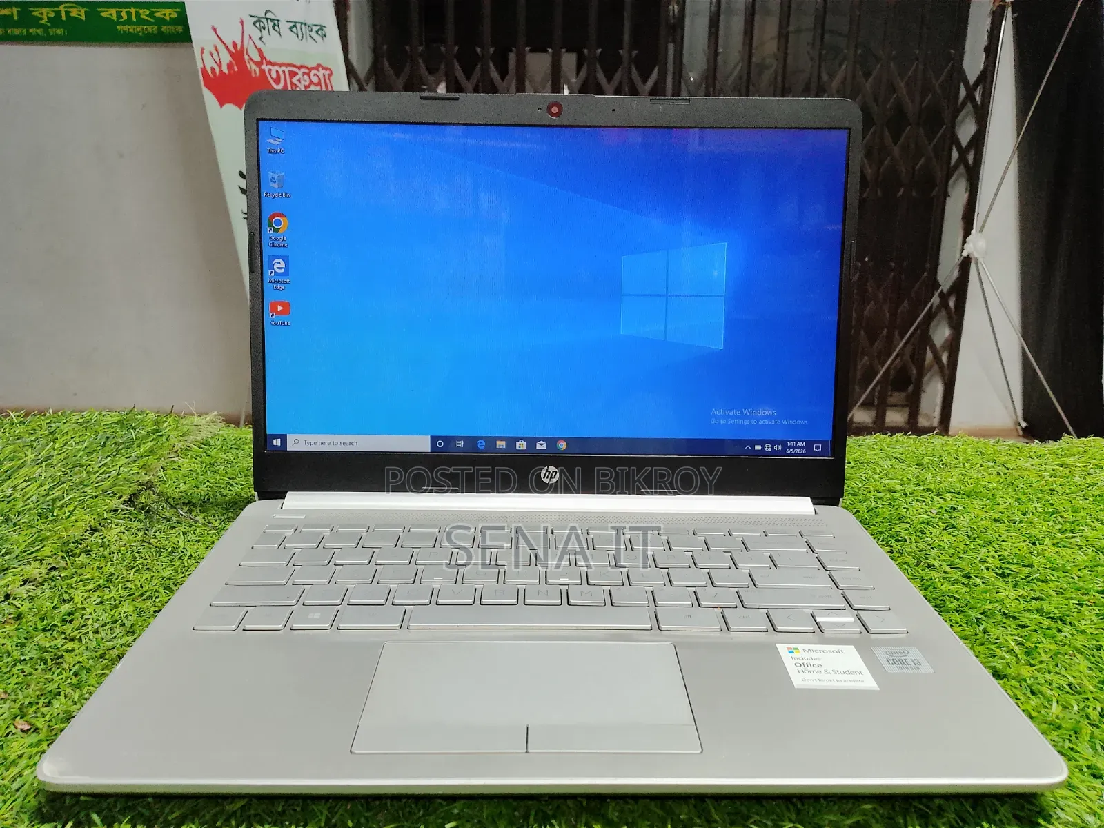 Laptop HP 14-Dq1025cl 8GB Intel Core i3 SSD 256GB