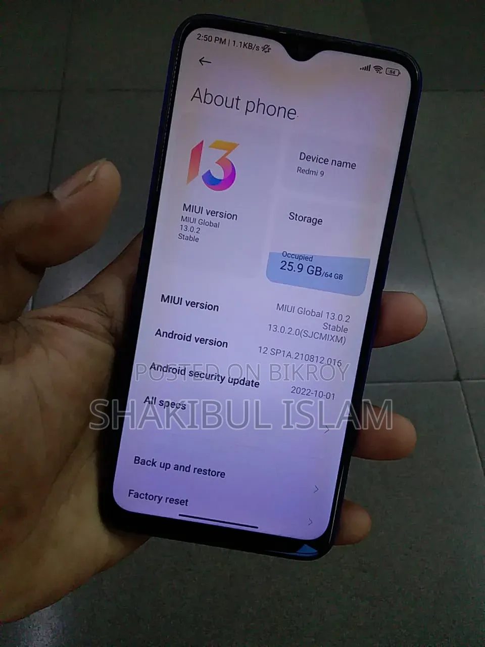 Xiaomi Redmi 9 64 GB Purple