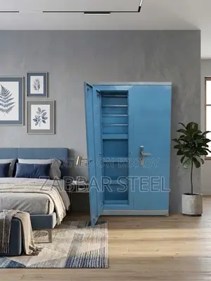 Family Storage Solution – Strong, Durable & Spacious 3-Door Steel Almirah
