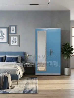 Family Storage Solution – Strong, Durable & Spacious 3-Door Steel Almirah
