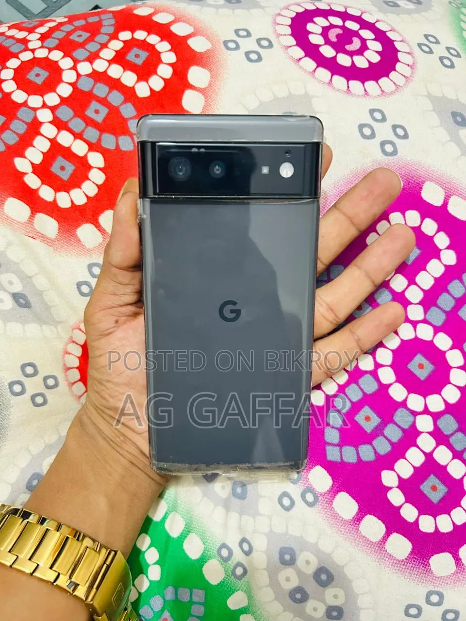 গুগল পিক্সেল ৬ ১২৮ জিবি ব্ল্যাক