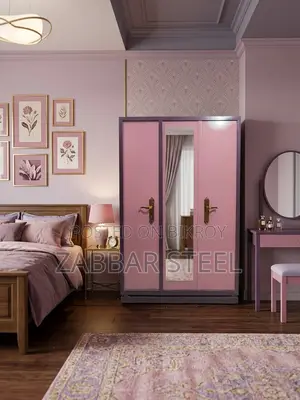Perfect Choice for Big Family – Durable 3-Door Steel Almirah