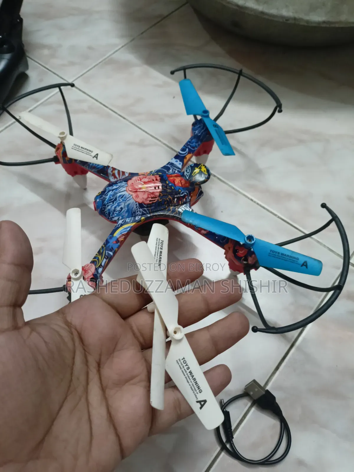 Wifi Camera Drone With Remote | Battery Change Required | Box Included