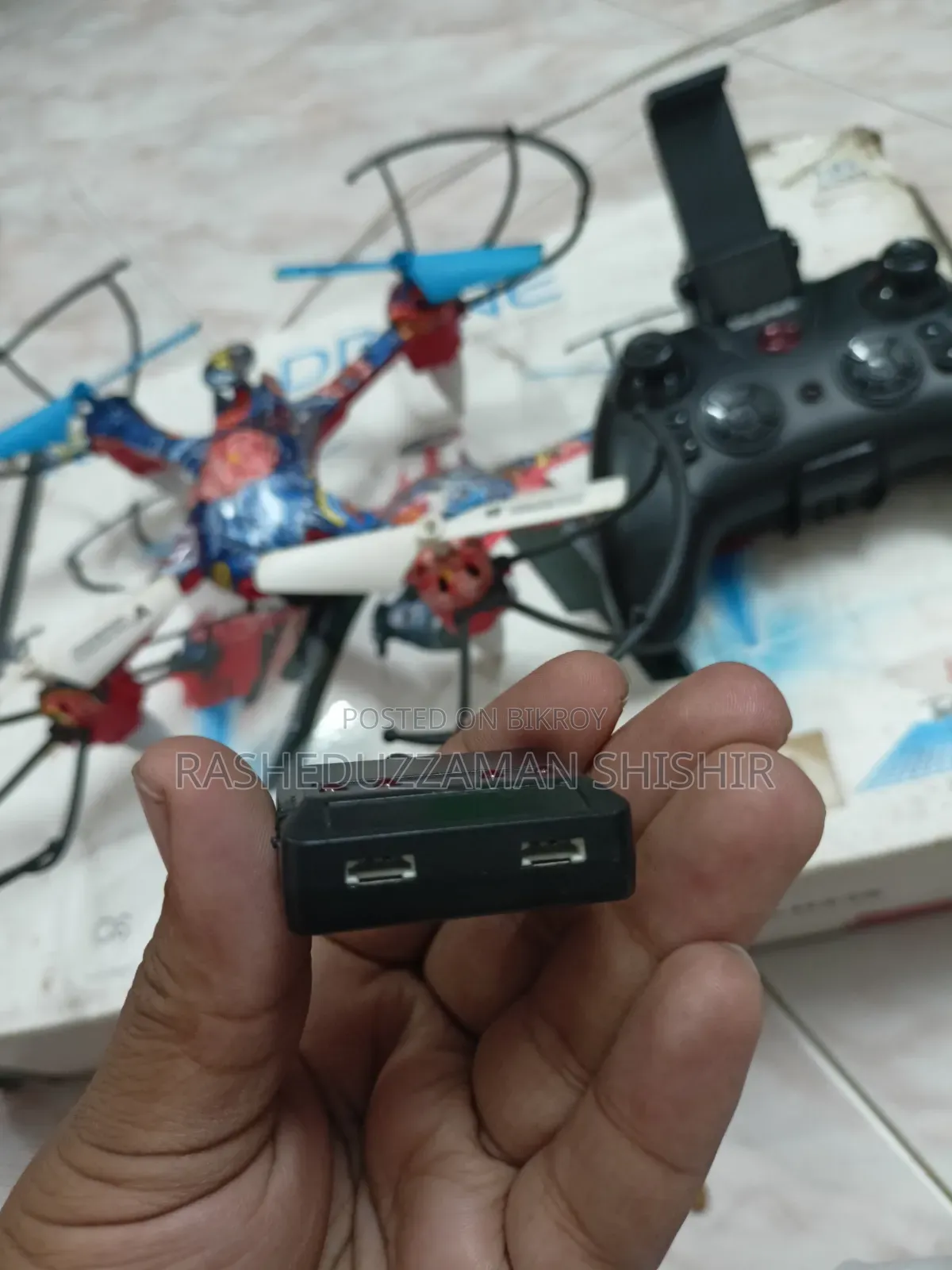 Wifi Camera Drone With Remote | Battery Change Required | Box Included