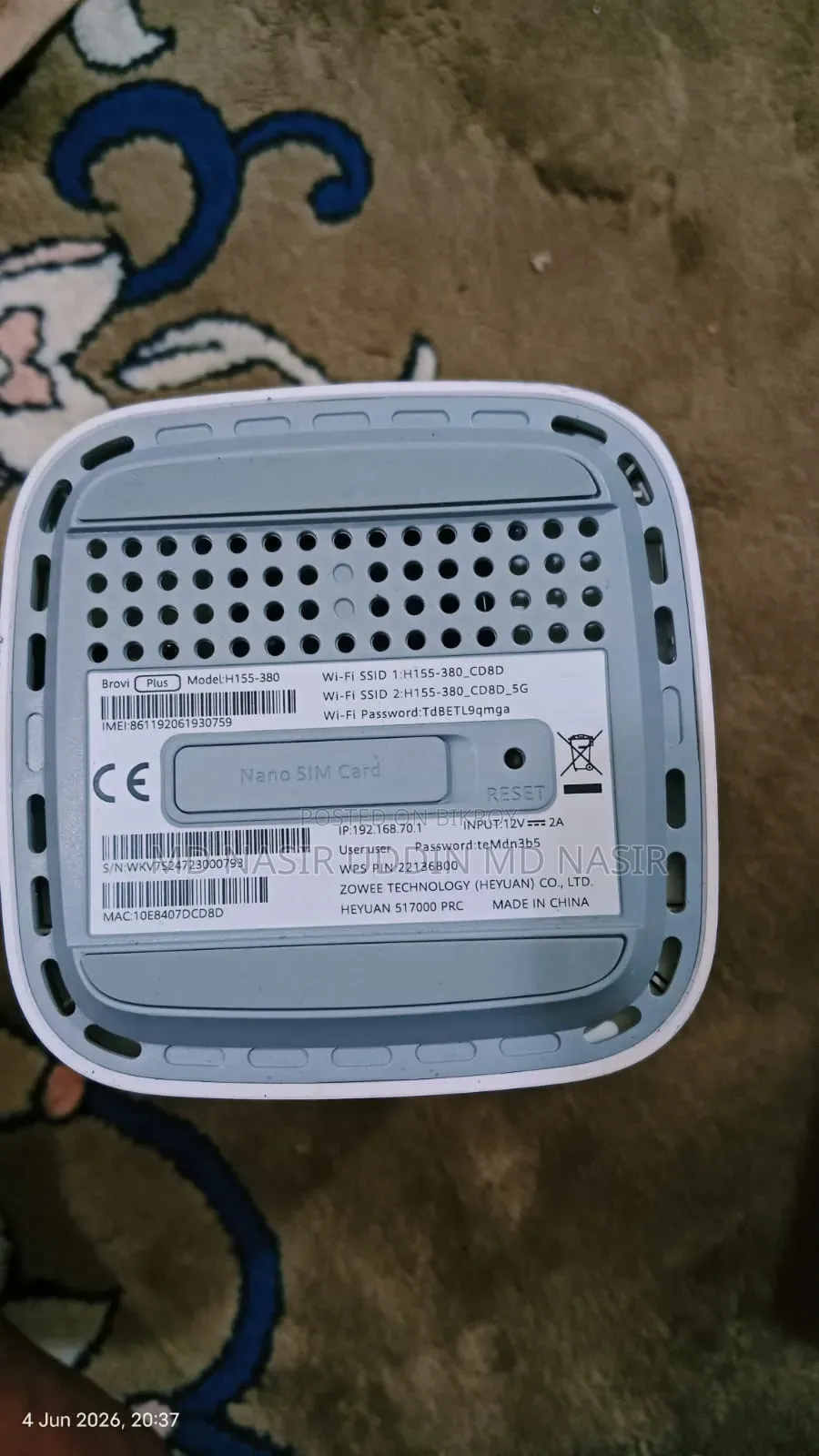 Du Brovi Plus 4G/5G Router