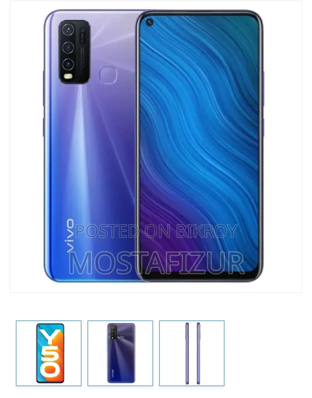 Vivo Y50 128 GB Blue