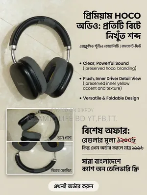 Low Price Hoco Headphones.